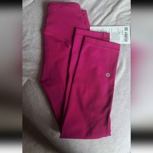 NWT Lululemon, swift speed HR, pink, size 2
